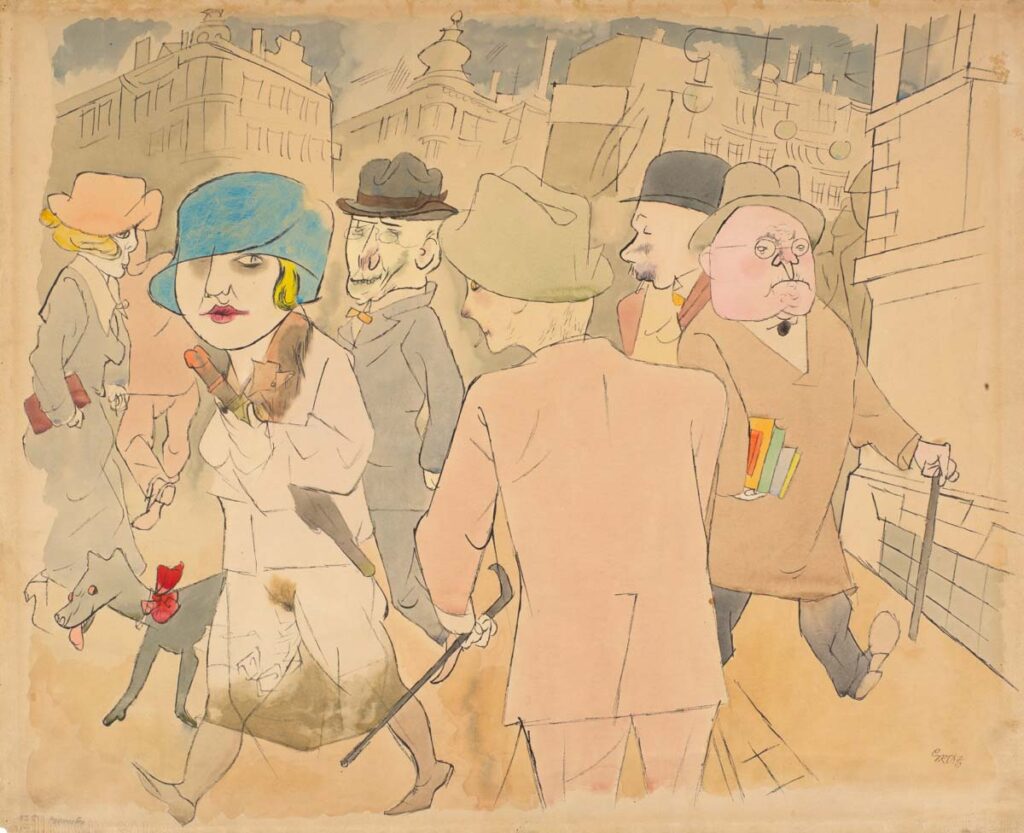 George Grosz - Passanten